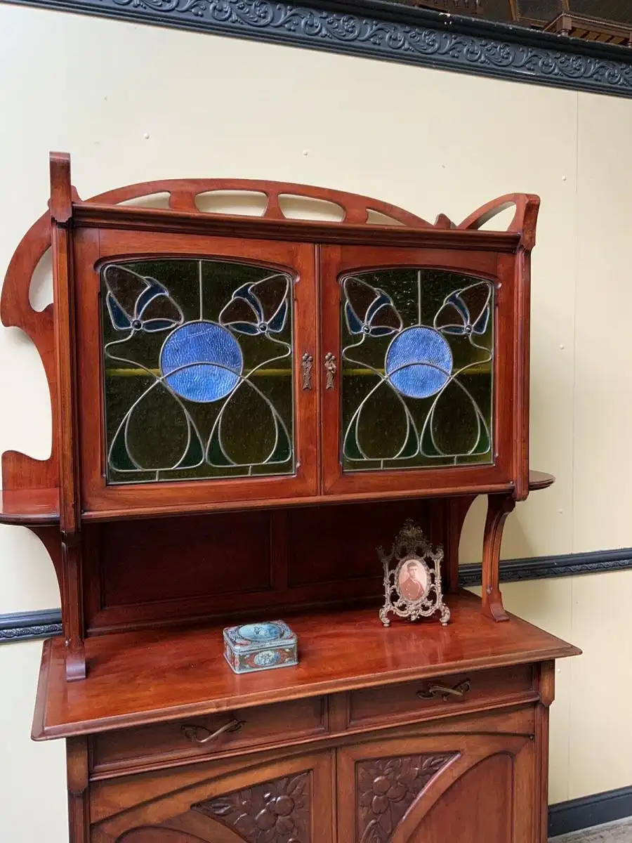Antik - Buffet, Vertiko, Anrichte, Jugendstil, Art Nouveau - Lieferung möglich! 8