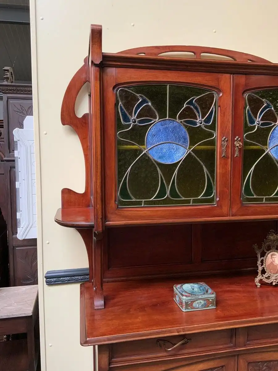 Antik - Buffet, Vertiko, Anrichte, Jugendstil, Art Nouveau - Lieferung möglich! 9