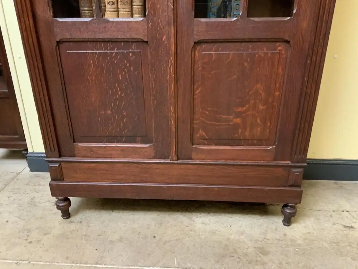 Antik - Bücherschrank, Vitrine, Jugendstil - Traumhaft - Lieferung möglich! 13