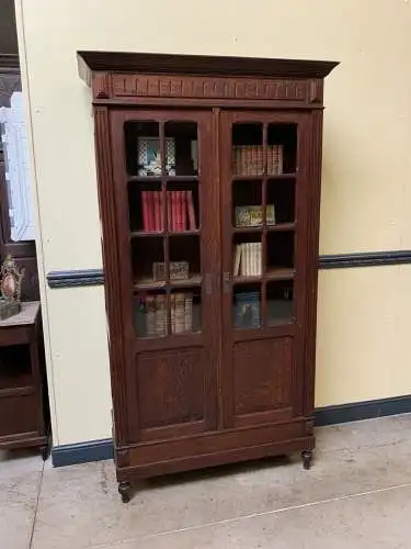 Antik - Bücherschrank, Vitrine, Jugendstil - Traumhaft - Lieferung möglich!