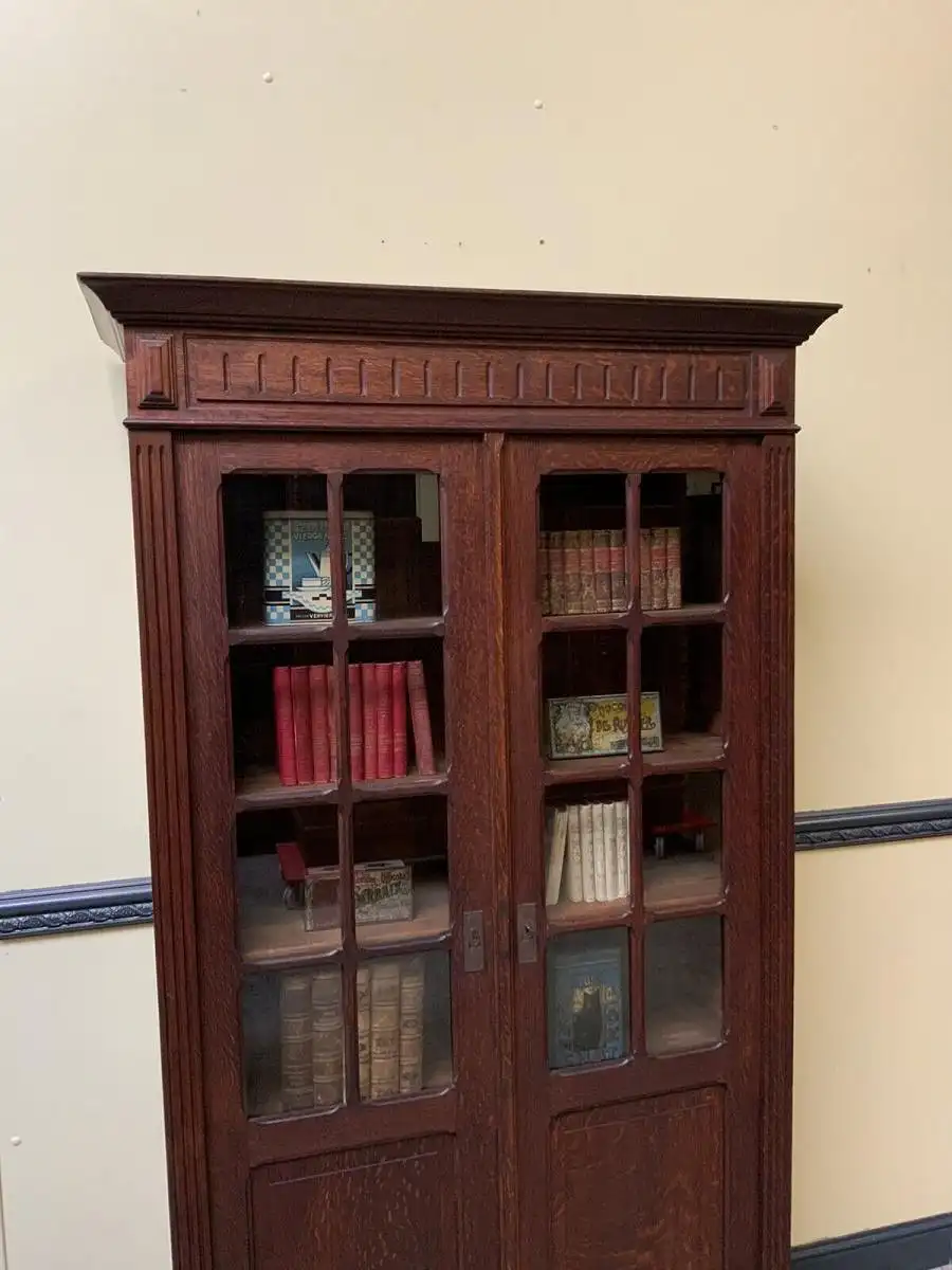 Antik - Bücherschrank, Vitrine, Jugendstil - Traumhaft - Lieferung möglich! 7