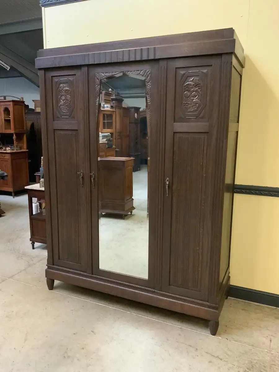 Antike - Kleiderschrank, Garderobenschrank - Art Deco -  Lieferung möglich! 2