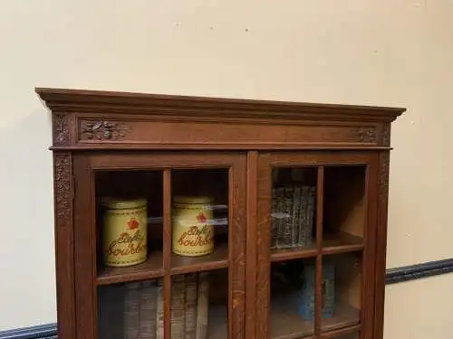 Antik - Bücherschrank, Vitrine, Jugendstil - Traumhaft - Lieferung möglich!