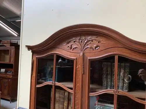 Antike traumhafte Jugendstil Vitrine, Bücherschrank, - Lieferung möglich!