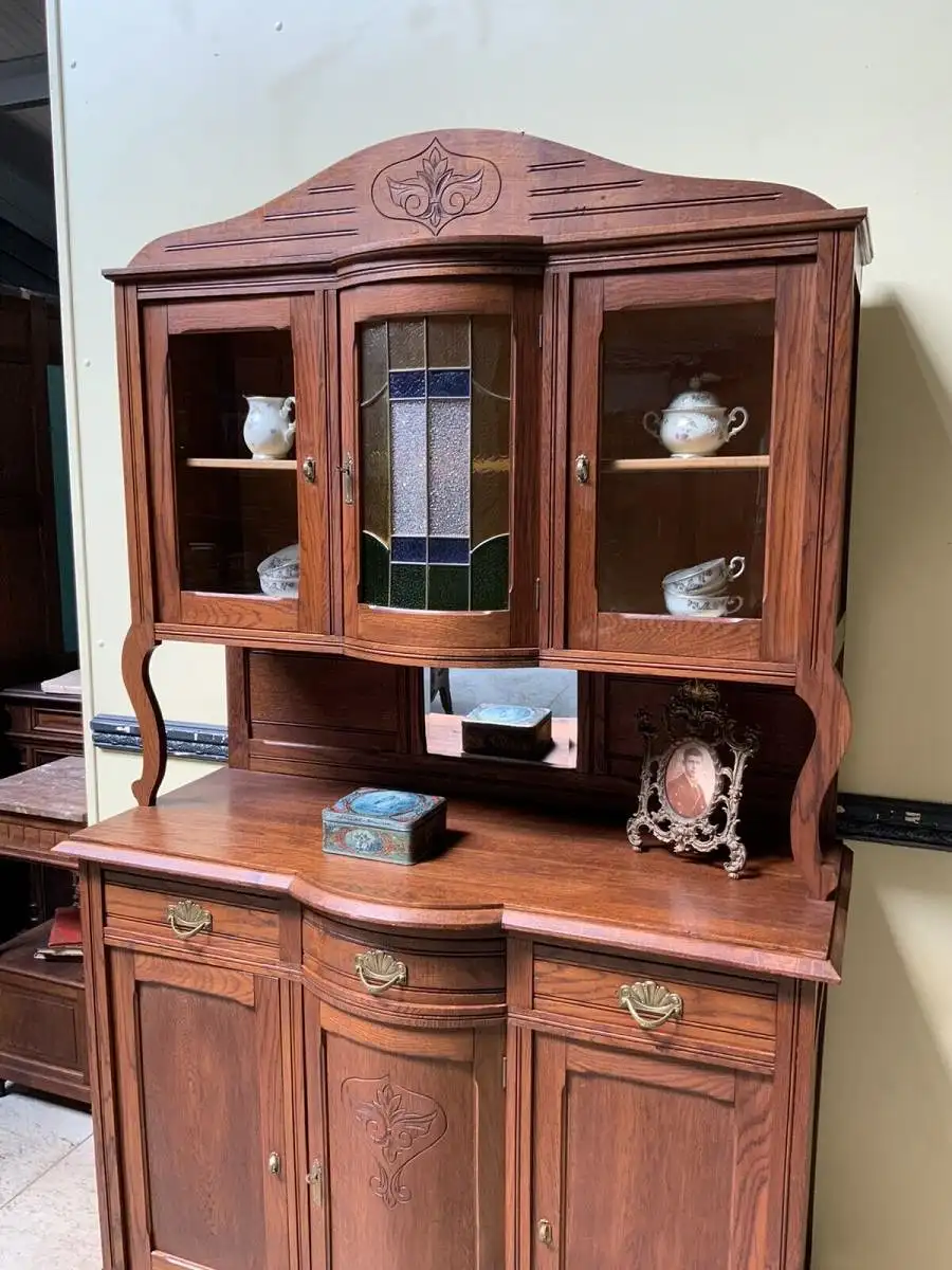 Antikes Jugendstil Buffet, Traumhaft - Lieferung möglich!   12