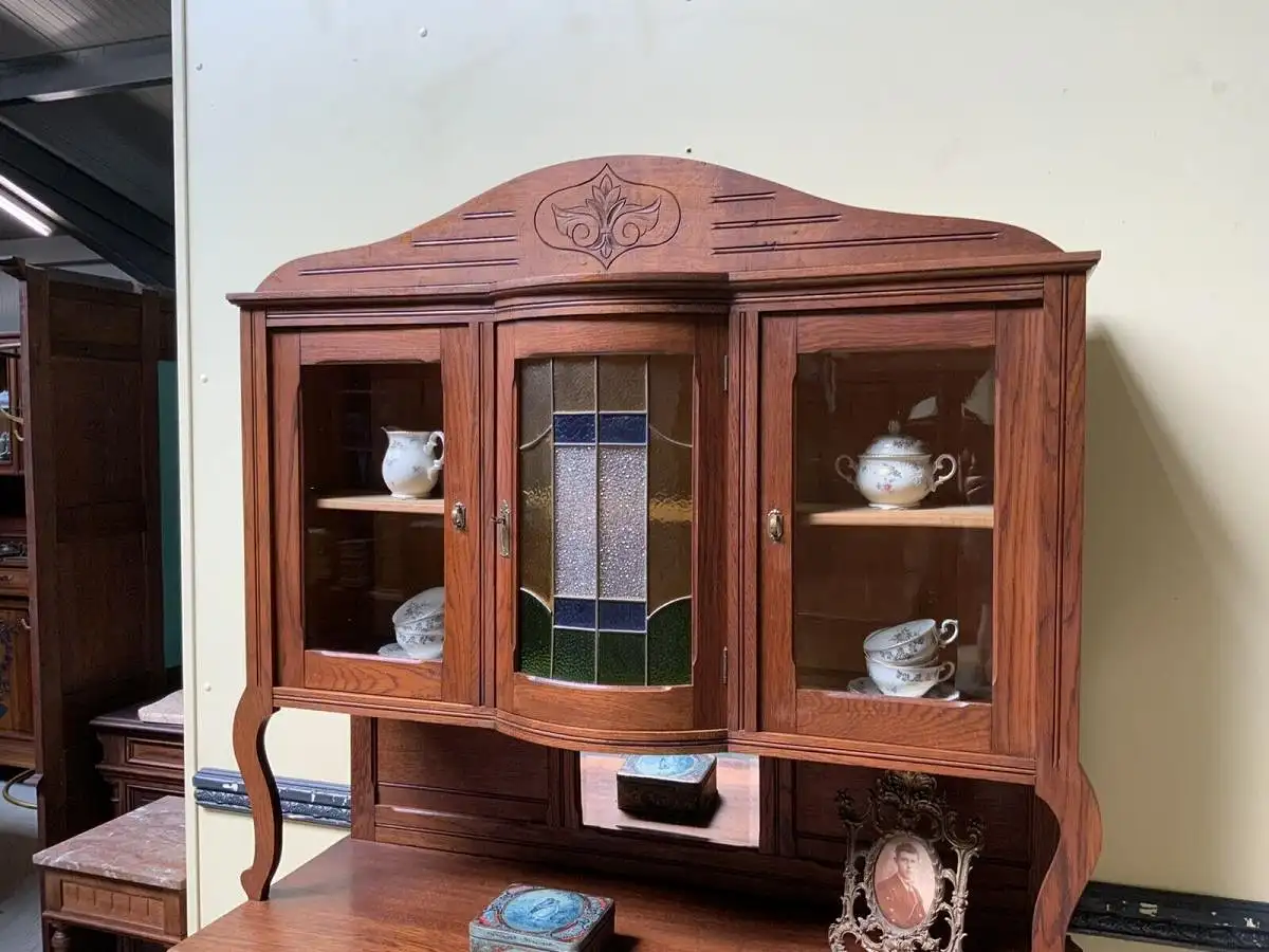 Antikes Jugendstil Buffet, Traumhaft - Lieferung möglich!   13