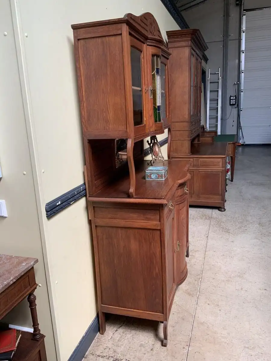 Antikes Jugendstil Buffet, Traumhaft - Lieferung möglich!   5