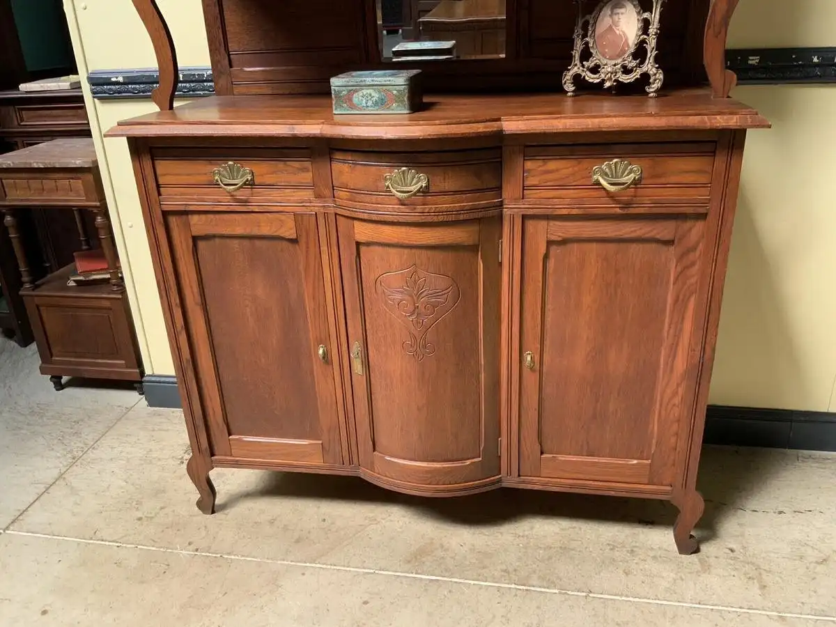 Antikes Jugendstil Buffet, Traumhaft - Lieferung möglich!   7