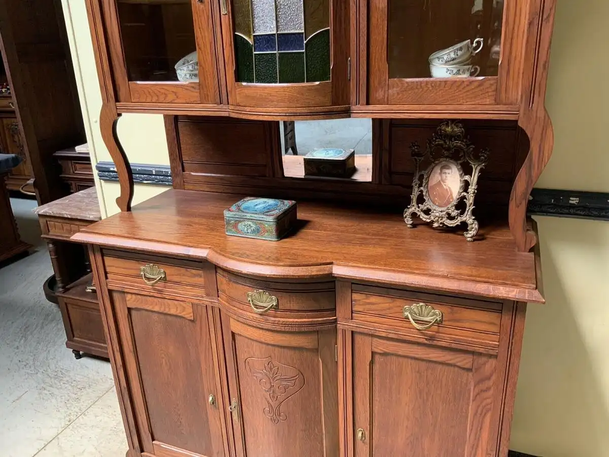 Antikes Jugendstil Buffet, Traumhaft - Lieferung möglich!   8