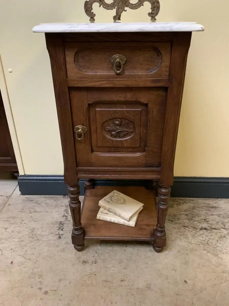 Antikes Jugendstil Vertiko, Nachtschrank, Kommode - Lieferung möglich! 9