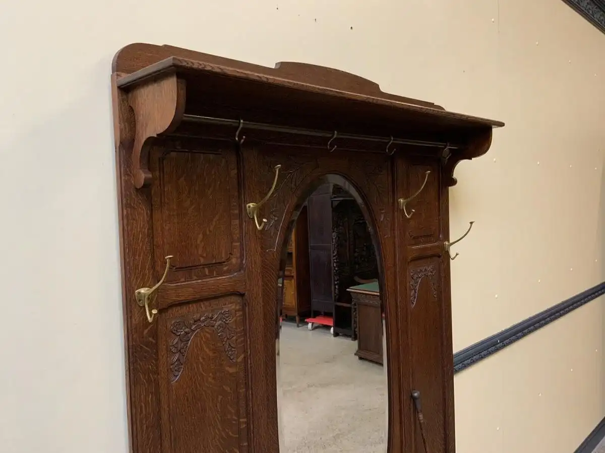 Antike Jugendstil Garderobe - traumhaft schön - Lieferung möglich! 10