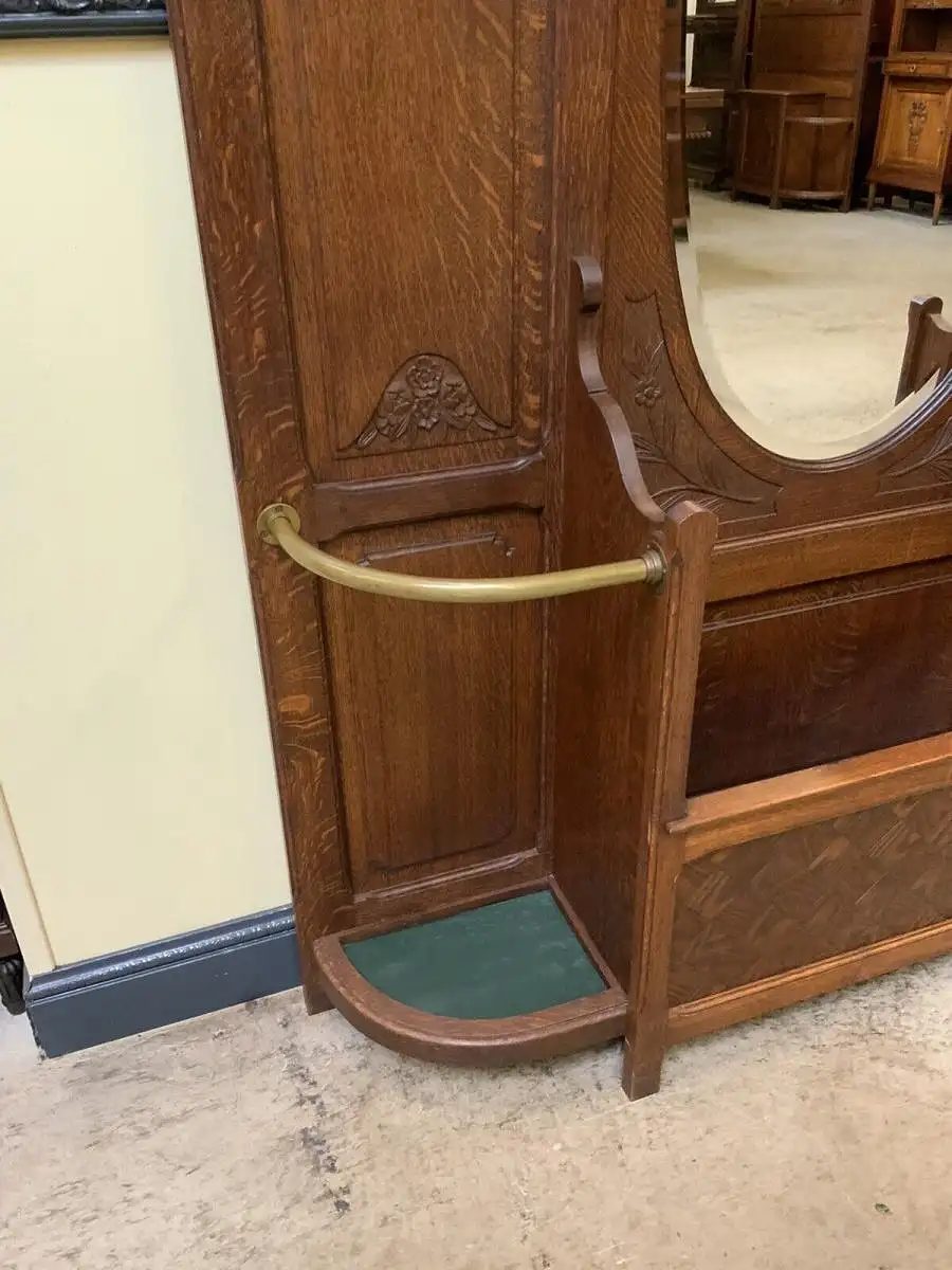 Antike Jugendstil Garderobe - traumhaft schön - Lieferung möglich! 15