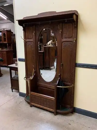 Antike Jugendstil Garderobe - traumhaft schön - Lieferung möglich!