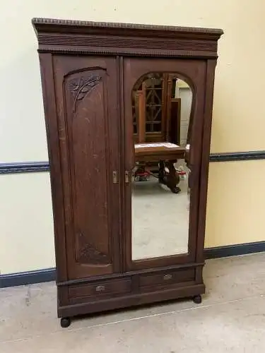 Antiker Jugendstil Kleiderschrank, Wäscheschrank -  Lieferung möglich!