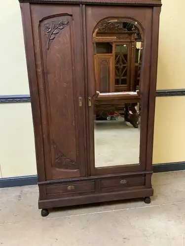 Antiker Jugendstil Kleiderschrank, Wäscheschrank -  Lieferung möglich!