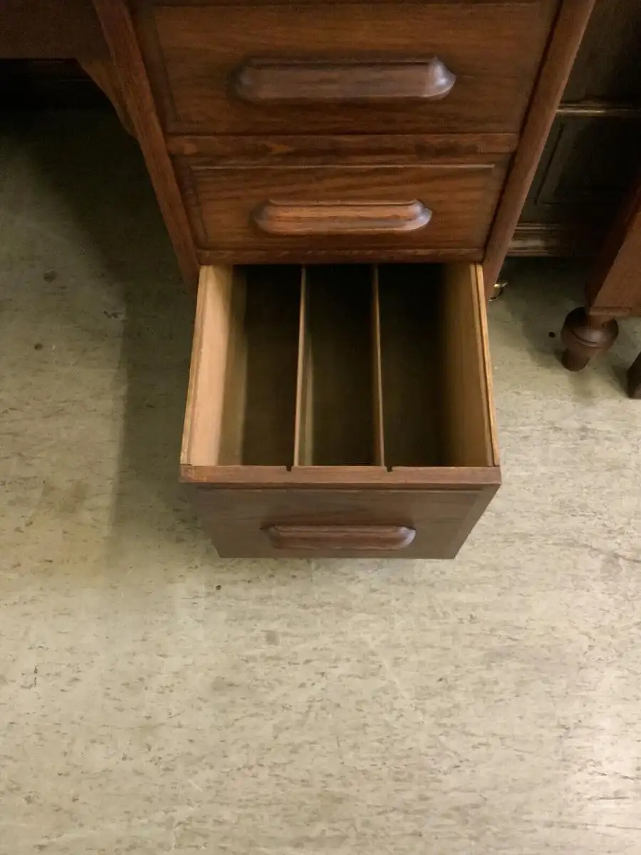 Antik - Imposanter Jugendstil Rolladen Schreibtisch - Lieferung möglich! 16