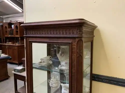 Antik - Vitrine, Bücherschrank,  - Jugendstil, Historismus - Lieferung möglich!