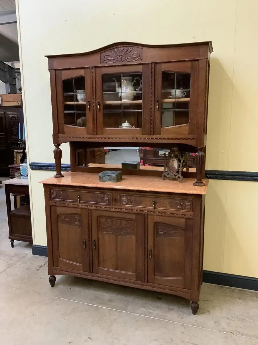 Antik - Buffet, Kredenz, Anrichte, Jugendstil, Historismus - Lieferung möglich! 0