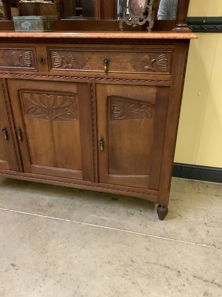 Antik - Buffet, Kredenz, Anrichte, Jugendstil, Historismus - Lieferung möglich! 18