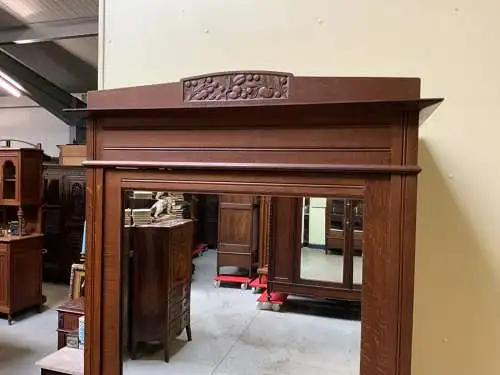 Antiker Jugendstil Wäscheschrank, -   Lieferung möglich!