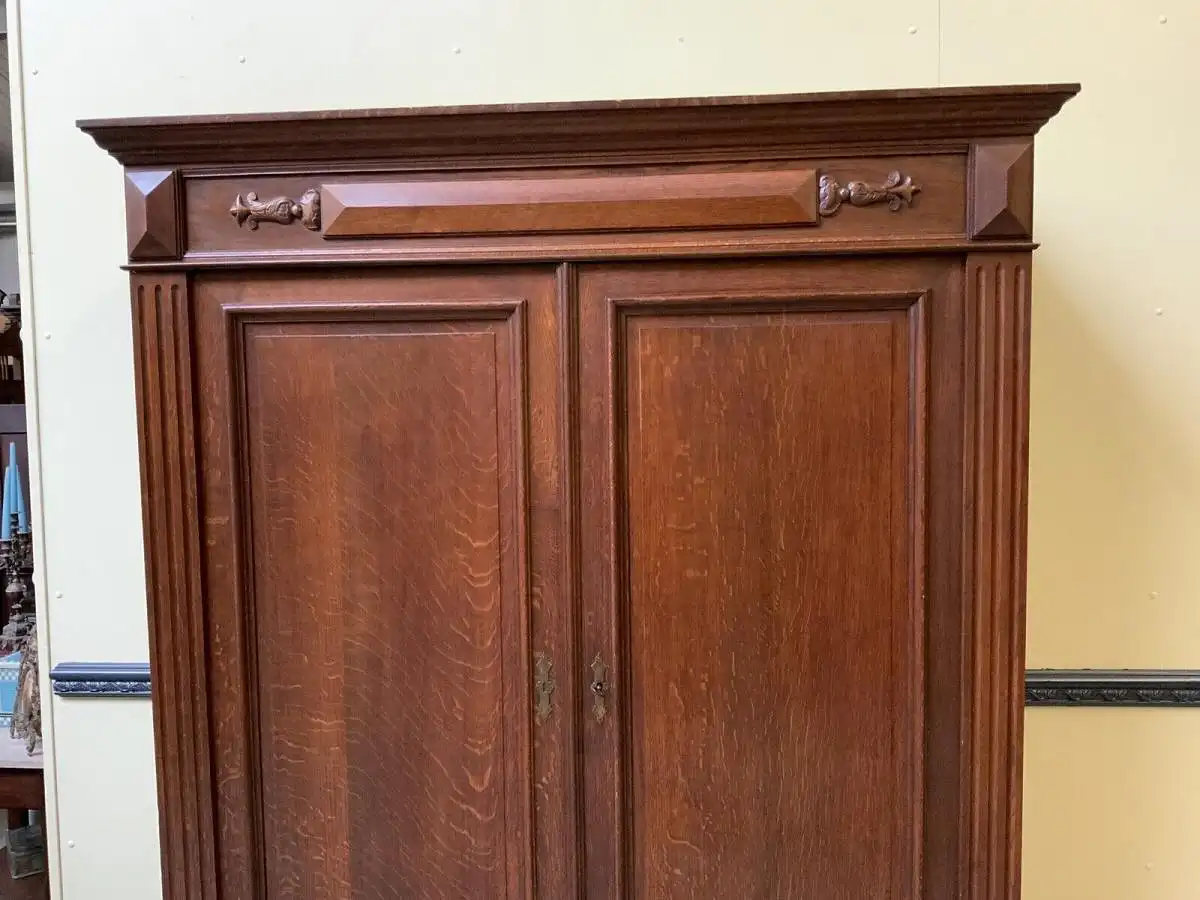 Antiker Jugendstil Kleiderschrank, Traumhaft - Lieferung möglich! 6