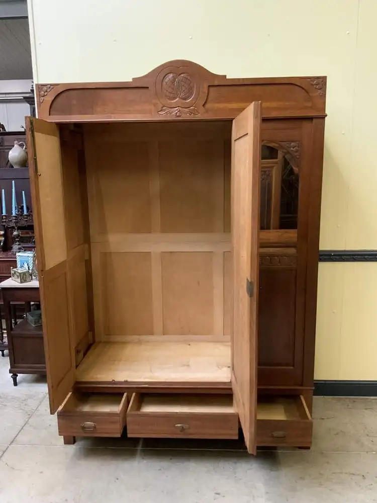 Antik - Kleiderschrank, Jugendstil - Traumhaft -  Lieferung möglich! 13