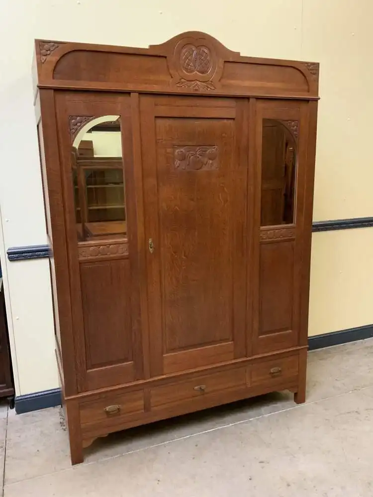 Antik - Kleiderschrank, Jugendstil - Traumhaft -  Lieferung möglich! 2