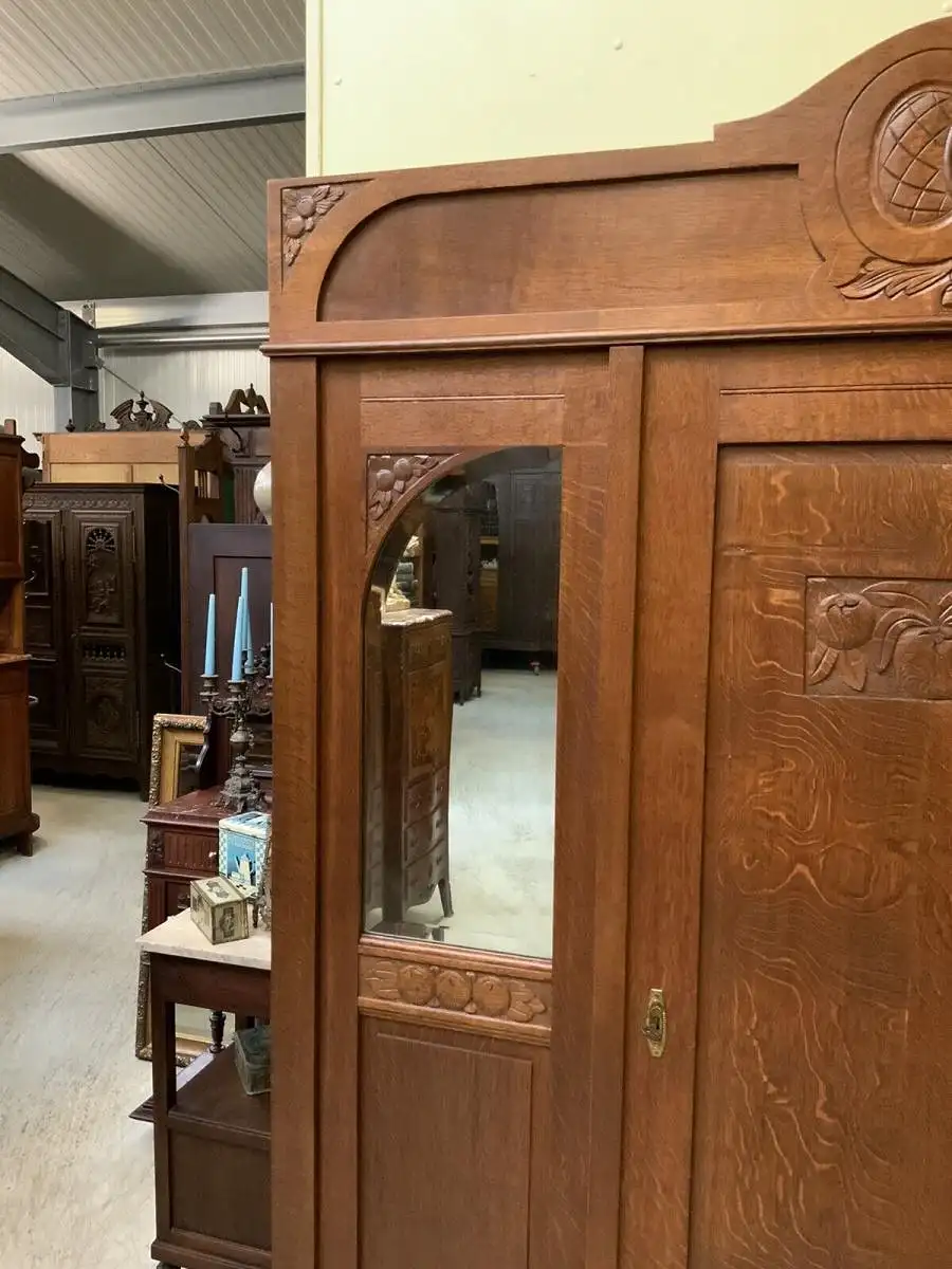 Antik - Kleiderschrank, Jugendstil - Traumhaft -  Lieferung möglich! 9