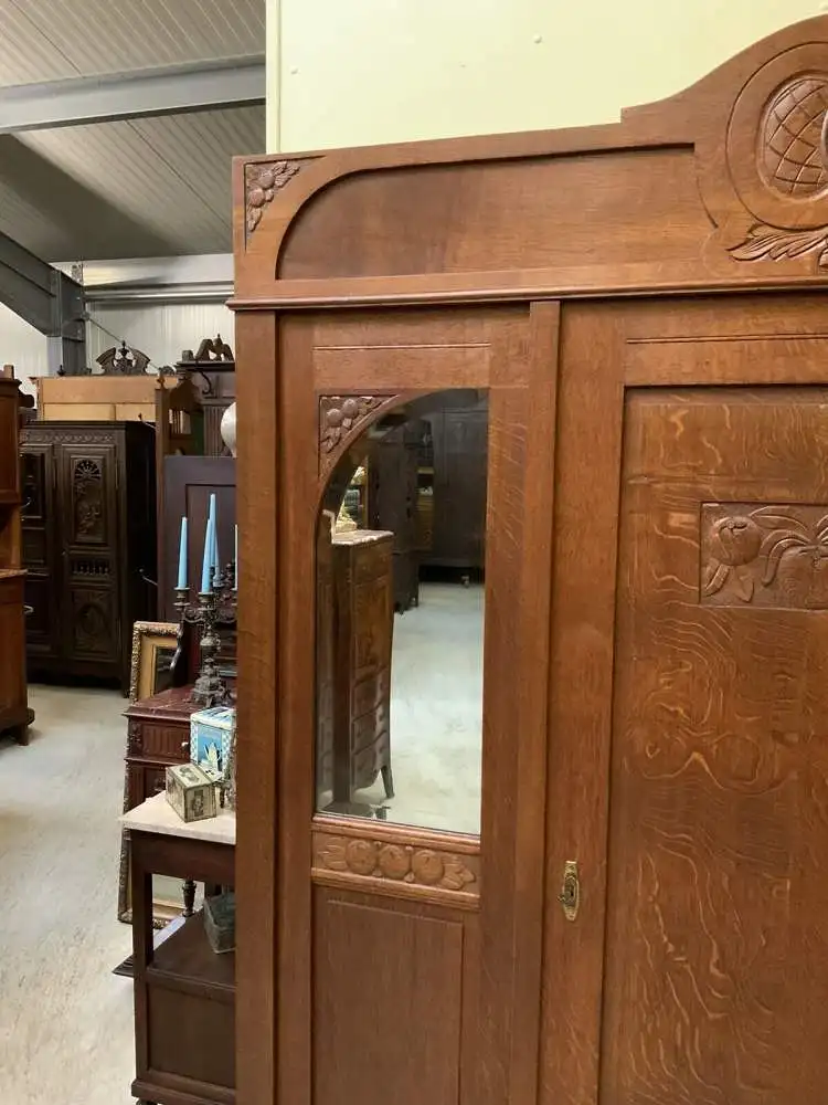 Antik - Kleiderschrank, Jugendstil - Traumhaft -  Lieferung möglich! 9