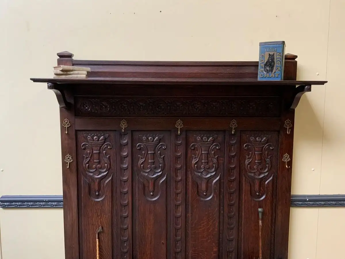 Antik - Garderobe mit Truhen Bank, - Jugendstil - Lieferung möglich! 12