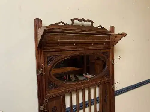 Antik - Garderobe mit Schub, Jugendstil, Historismus - Lieferung möglich!