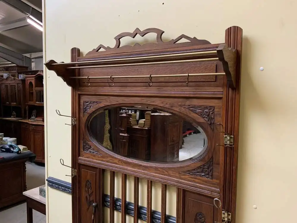 Antik - Garderobe mit Schub, Jugendstil, Historismus - Lieferung möglich! 11