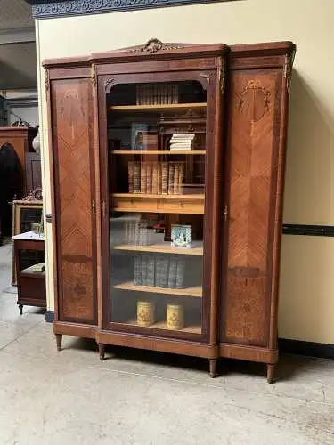 Antiker sensationeller Jugendstil Bücherschrank, Vitrine - Lieferung möglich!