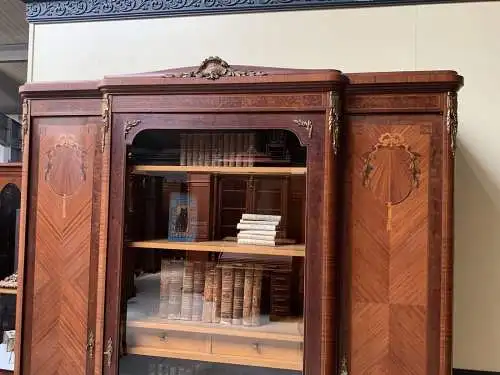 Antiker sensationeller Jugendstil Bücherschrank, Vitrine - Lieferung möglich!