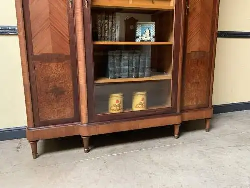 Antiker sensationeller Jugendstil Bücherschrank, Vitrine - Lieferung möglich!