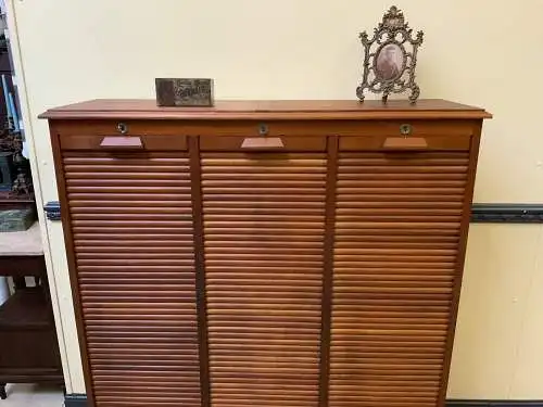 Antiker Art Deco Rolladen Archiv Schrank - Traumhaft - Lieferung möglich!