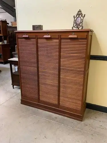 Antiker Art Deco Rolladen Archiv Schrank - Traumhaft - Lieferung möglich!