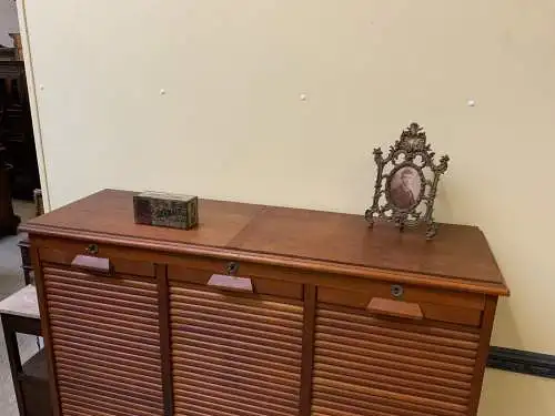 Antiker Art Deco Rolladen Archiv Schrank - Traumhaft - Lieferung möglich!