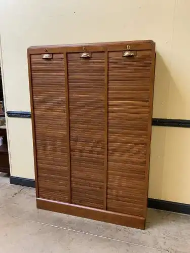 Antiker Art Deco Rolladen Archiv Schrank - Traumhaft - Lieferung möglich!