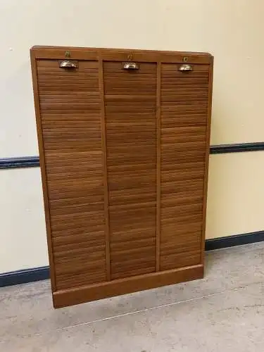 Antiker Art Deco Rolladen Archiv Schrank - Traumhaft - Lieferung möglich!