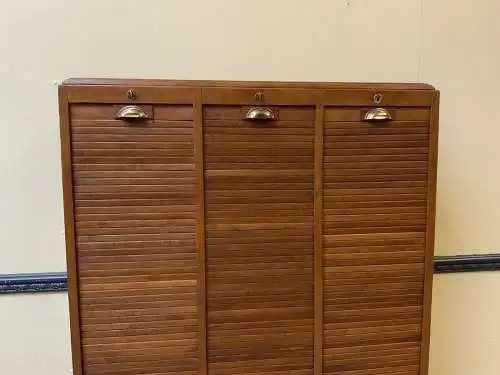 Antiker Art Deco Rolladen Archiv Schrank - Traumhaft - Lieferung möglich!