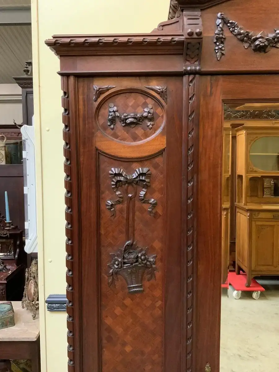 Antik - Kleiderschrank, Wäscheschrank, Jugendstil, LouisXVI,  Lieferung möglich! 13