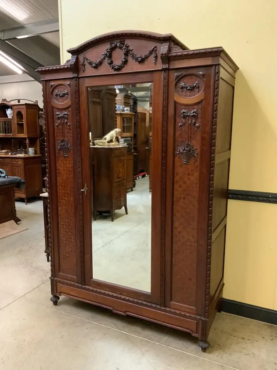 Antik - Kleiderschrank, Wäscheschrank, Jugendstil, LouisXVI,  Lieferung möglich! 2