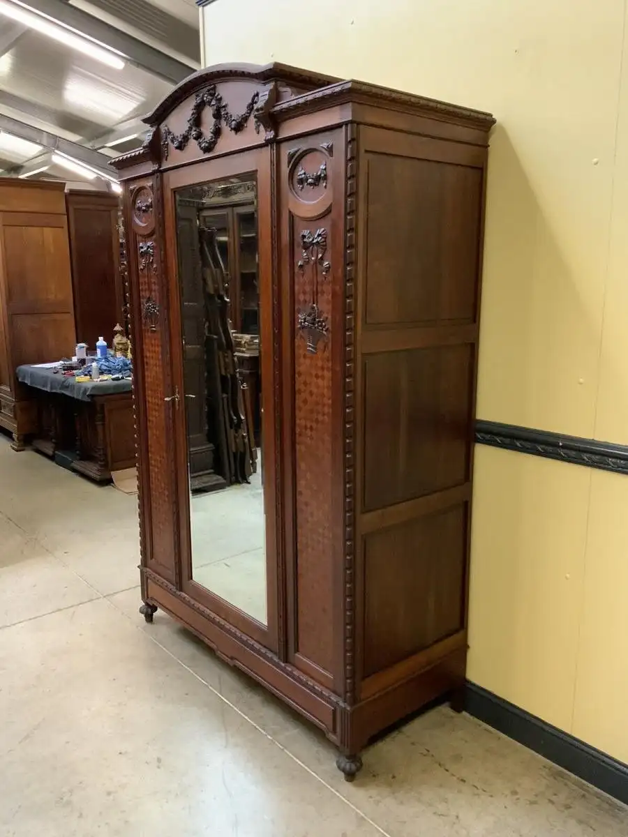 Antik - Kleiderschrank, Wäscheschrank, Jugendstil, LouisXVI,  Lieferung möglich! 3