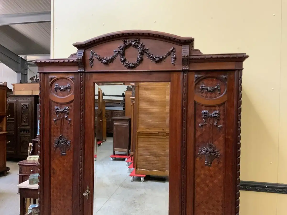 Antik - Kleiderschrank, Wäscheschrank, Jugendstil, LouisXVI,  Lieferung möglich! 9