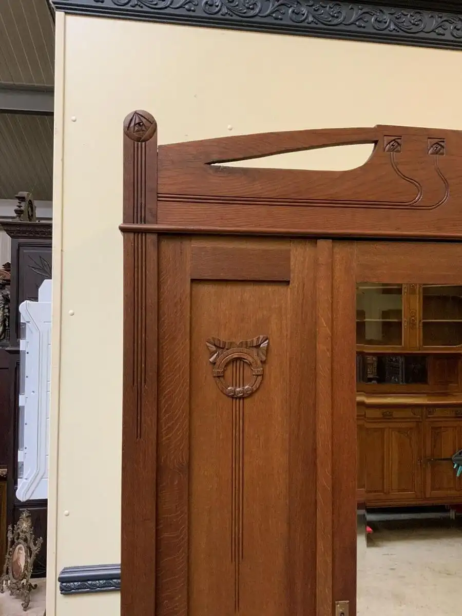 Antiker traumhafter Jugendstil Kleiderschrank, Art Nouveau - Lieferung möglich! 11