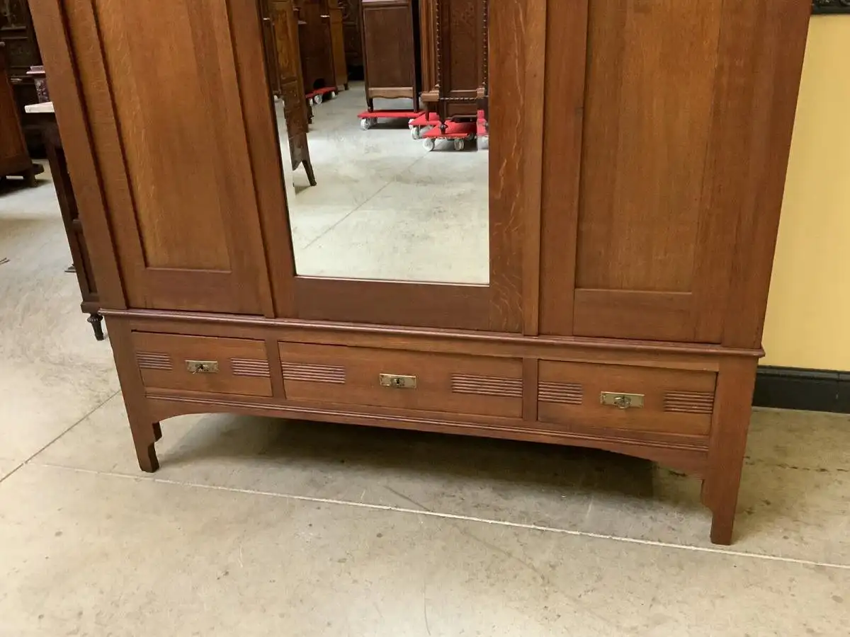 Antiker traumhafter Jugendstil Kleiderschrank, Art Nouveau - Lieferung möglich! 12