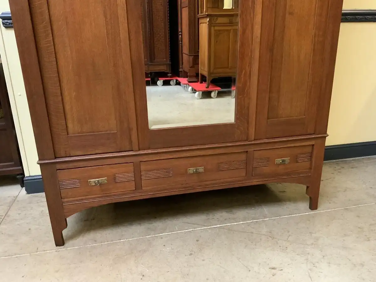 Antiker traumhafter Jugendstil Kleiderschrank, Art Nouveau - Lieferung möglich! 13
