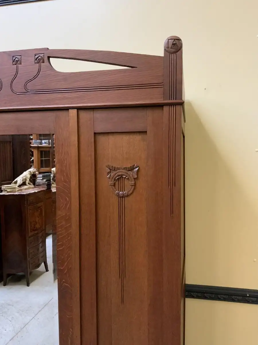 Antiker traumhafter Jugendstil Kleiderschrank, Art Nouveau - Lieferung möglich! 9