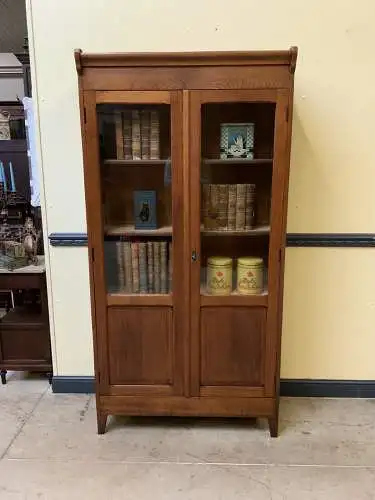 Antiker Jugendstil Bücherschrank, Vitrine, Traumhaft - Lieferung möglich!